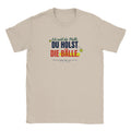 Ich zahl die Halle – T-Shirt in Sand, Vorderseite