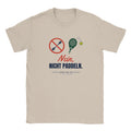 Nein, nicht Paddeln – T-Shirt in Sand, Vorderseite