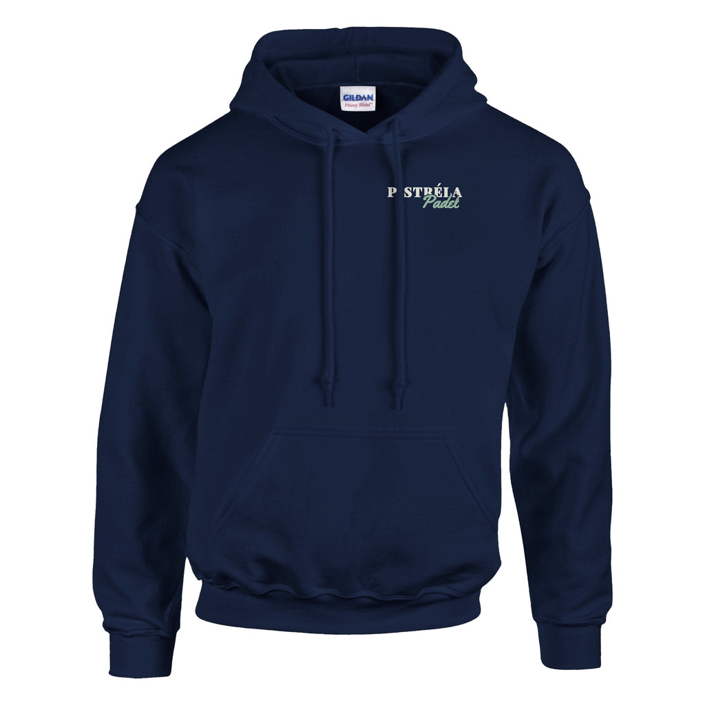 Hallensaison – Hoodie Rückendruck in Navy – Vorderseite