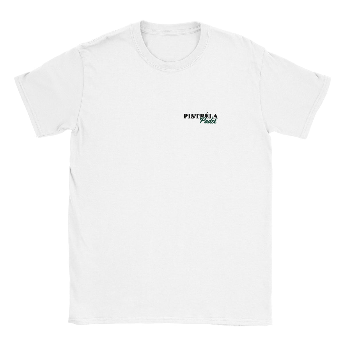 Hallensaison – T-Shirt Rückendruck in Weiß – Vorderseite