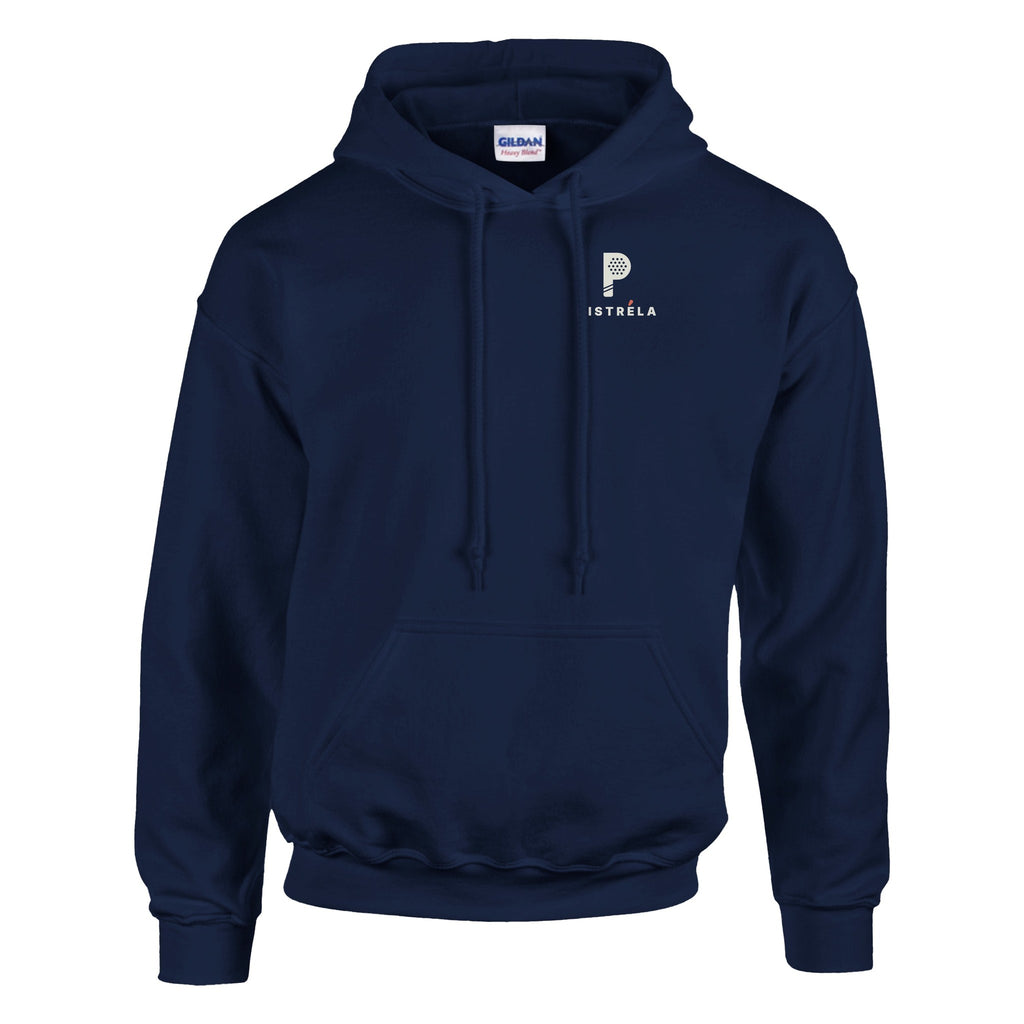 Ich zahl die Halle – Hoodie Rückendruck in Navy – Vorderseite