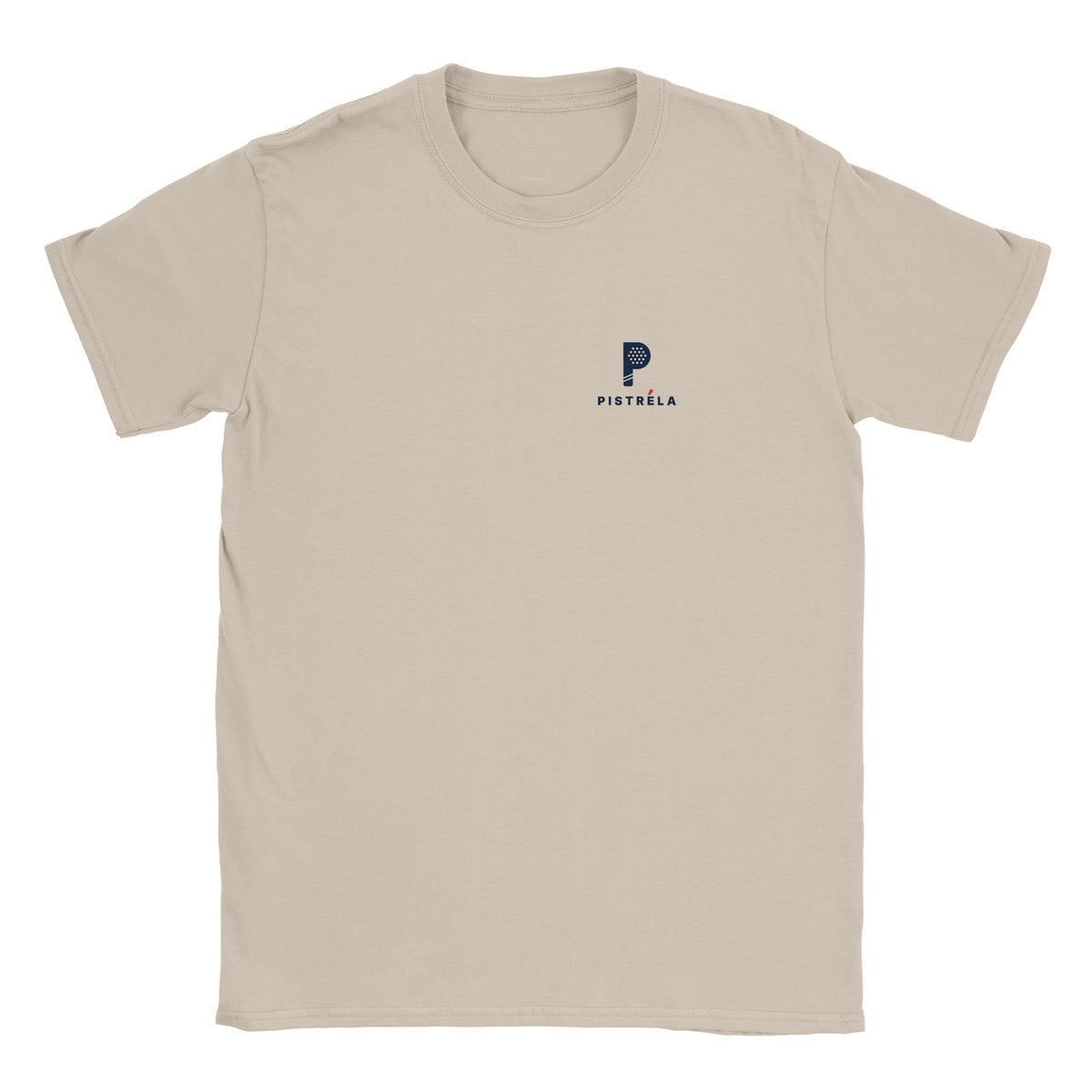 Ich zahl die Halle – T-Shirt Rückendruck in Sand – Vorderseite