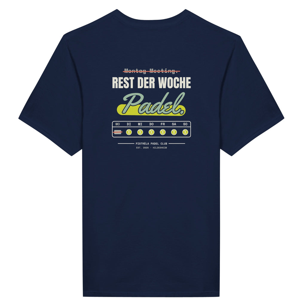 Montag Meeting – T-Shirt Rückendruck in Navy – Rückseite