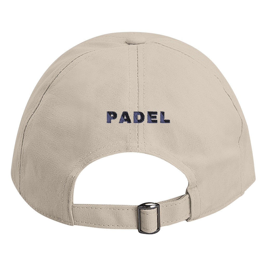 Padelball – Cap in Sand – Stick hinten