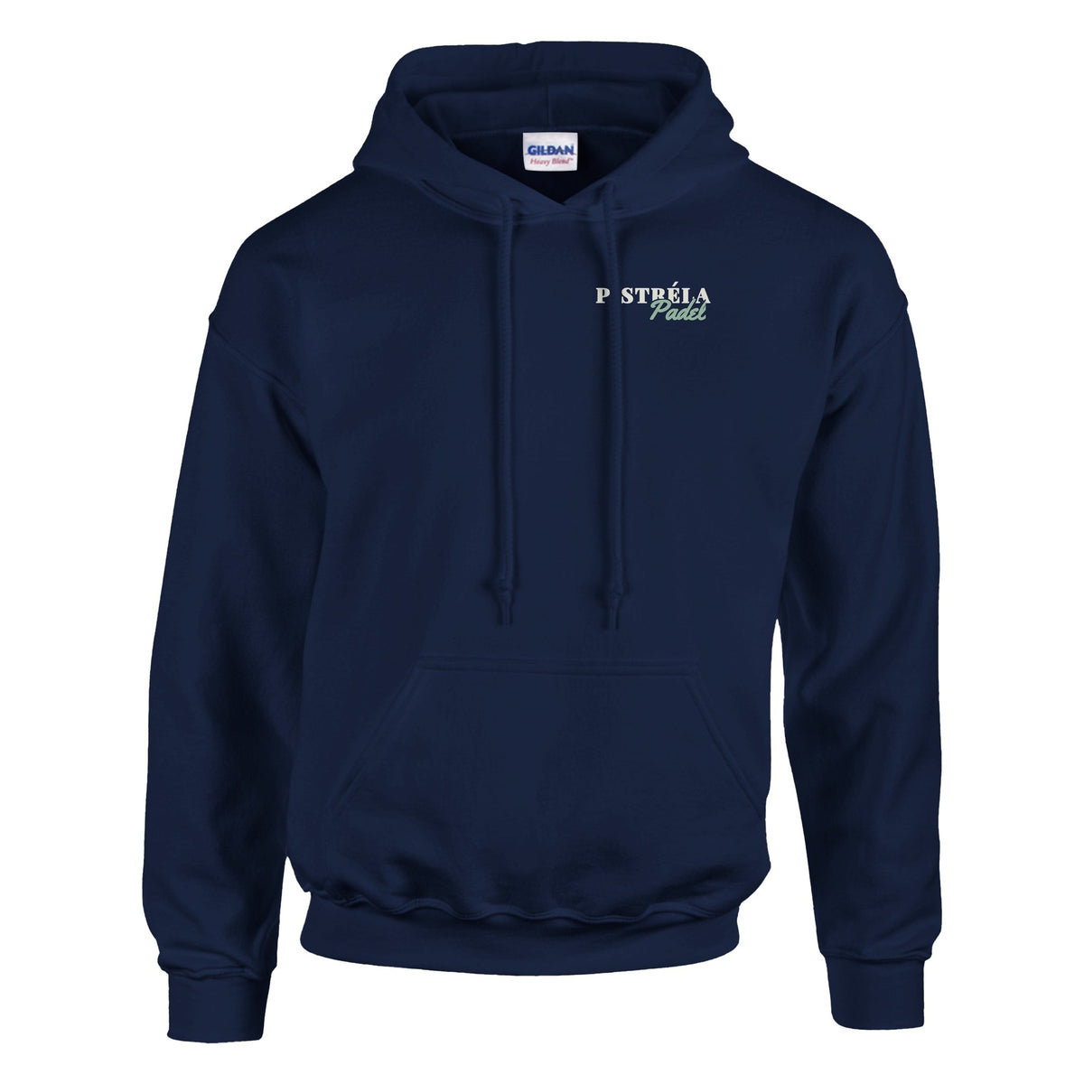 Sorry, der war am Gitter – Hoodie Rückendruck in Navy – Vorderseite