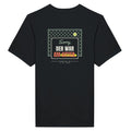 Sorry, der war am Gitter – T-Shirt Rückendruck in Schwarz – Rückseite